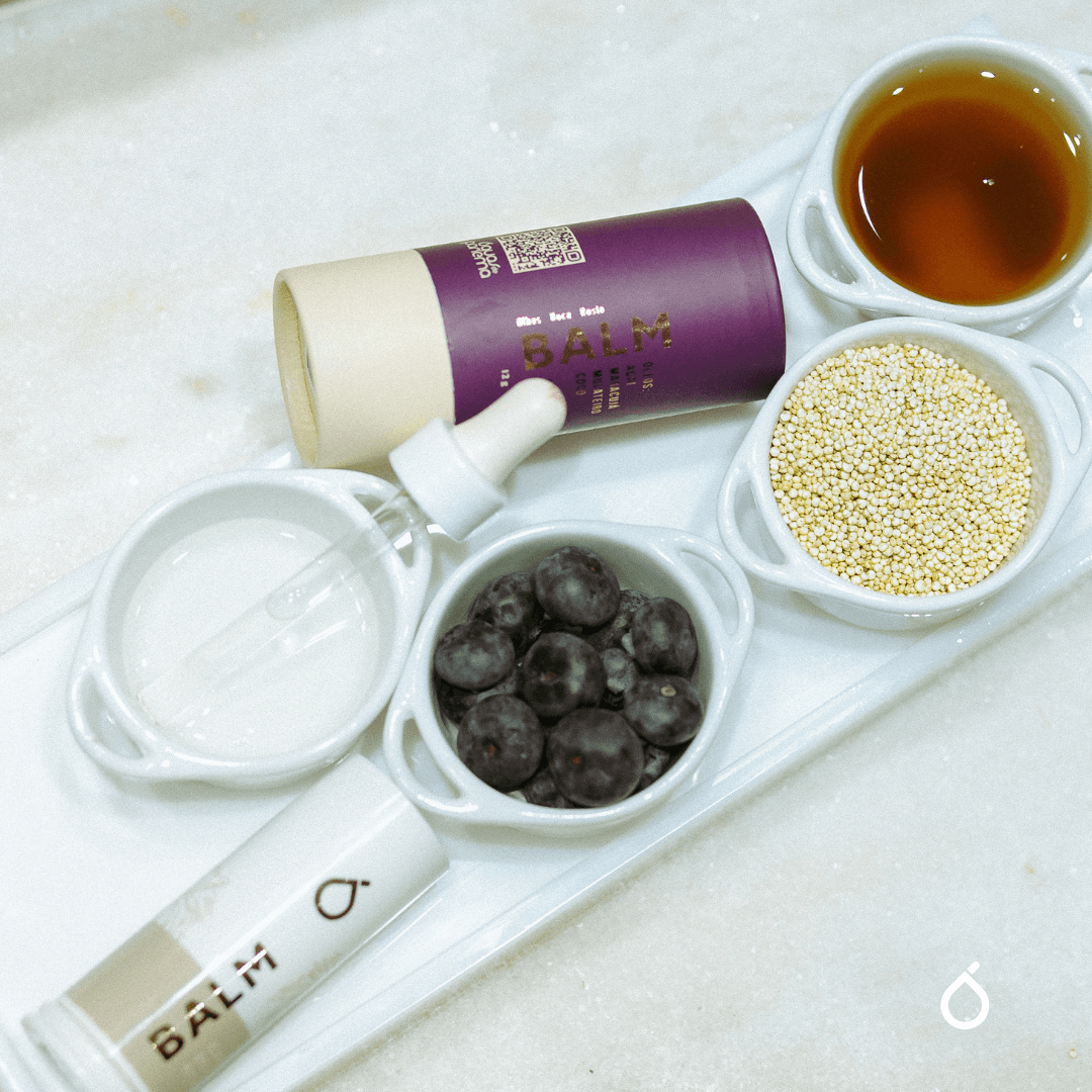 Corpo & Lábios: Esfoliante Facial + Balm 10 em 1 Olhos, Boca e Rosto e Ganhe 1 Lenço Estampado Águas (Doce Balanço ou Caminho do Mar)