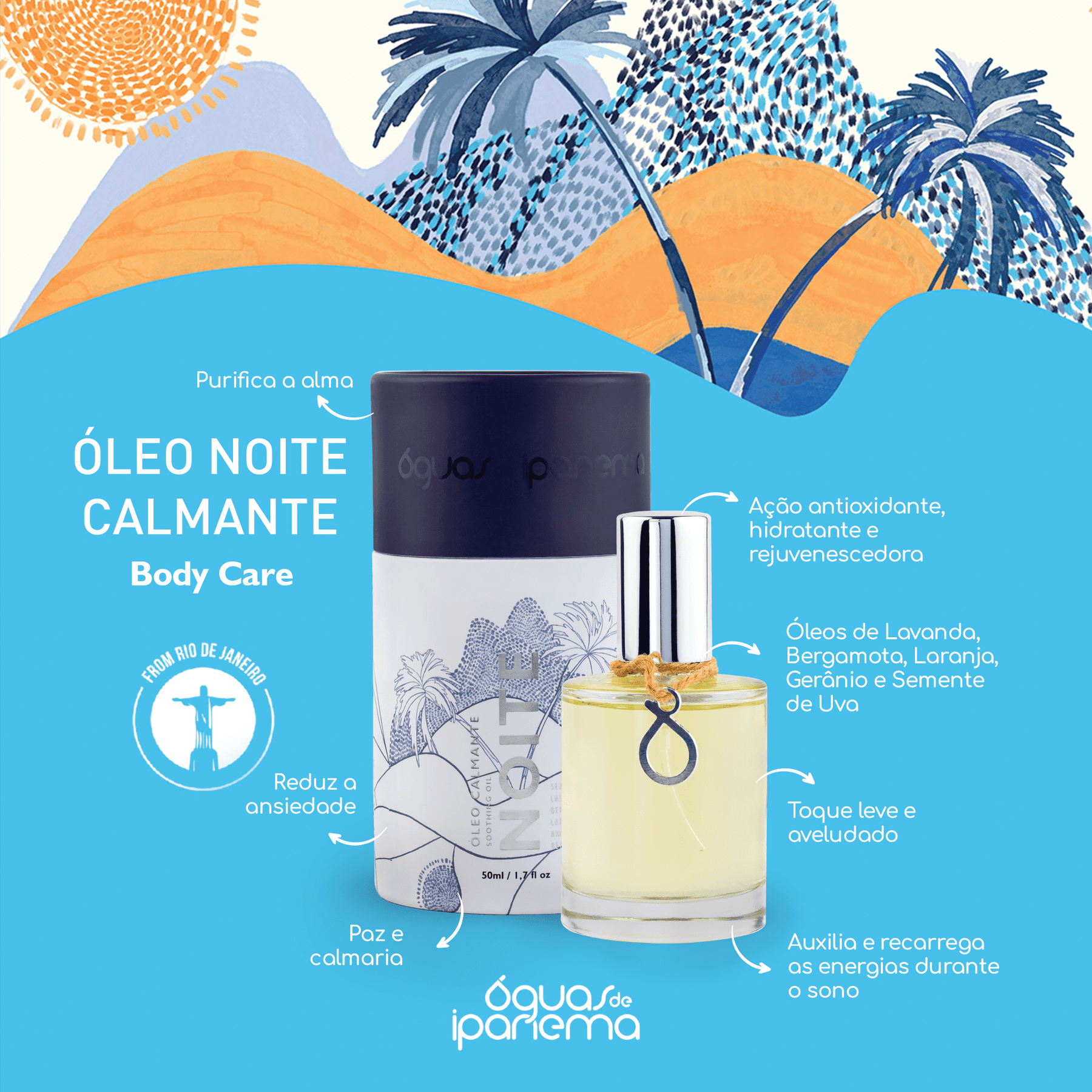 Óleo Noite Corporal (Calmante) 60ml