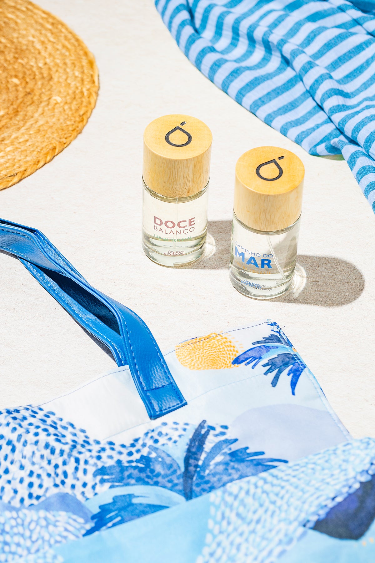 Duo Fragrâncias: Eau de Toilette Doce Balanço 100ml e Caminho do Mar 100ml + Ganhe 1 Bolsa Águas de Ipanema (Caminho do Mar)