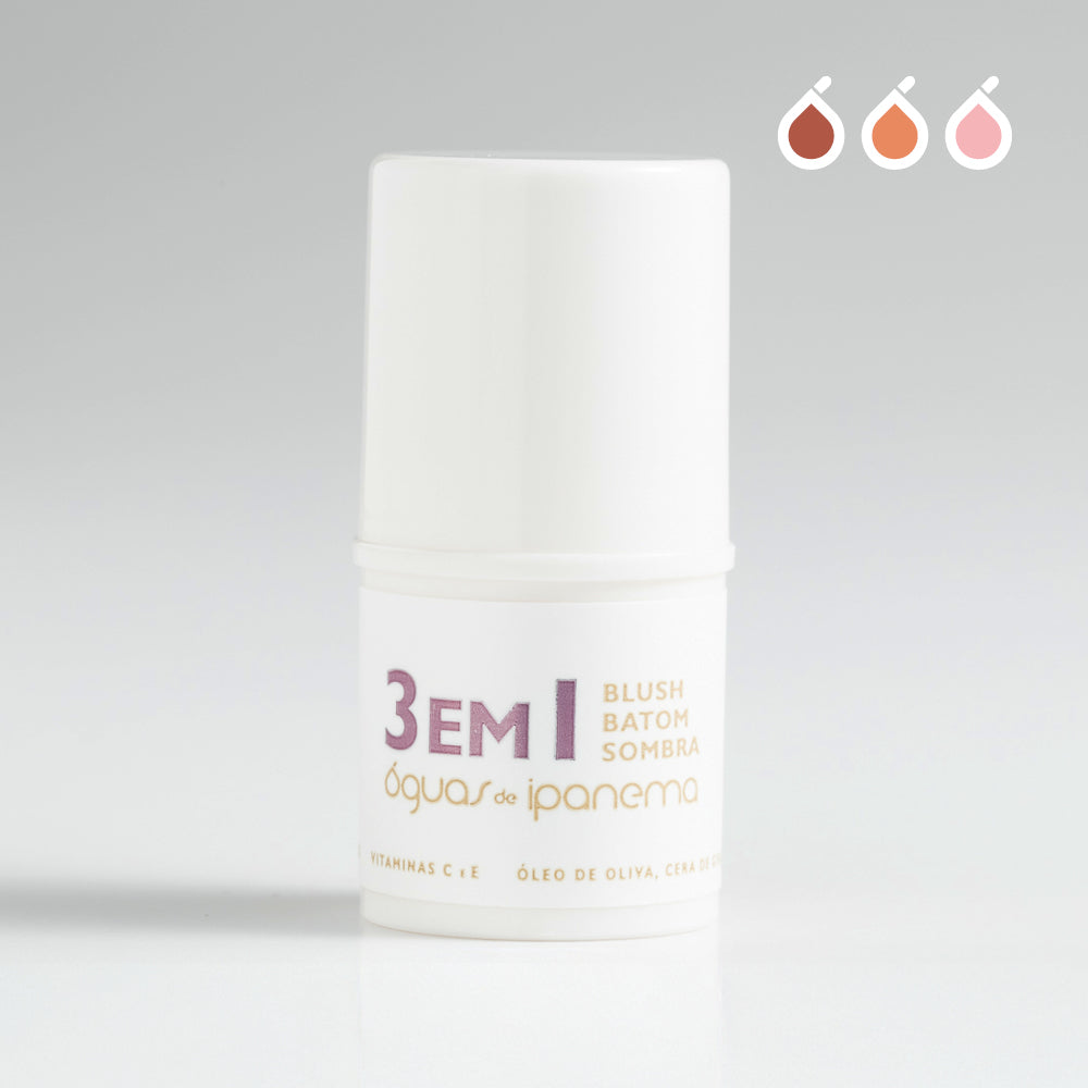 Stick Make 3 em 1 (Batom, Blush e Sombra) 5g