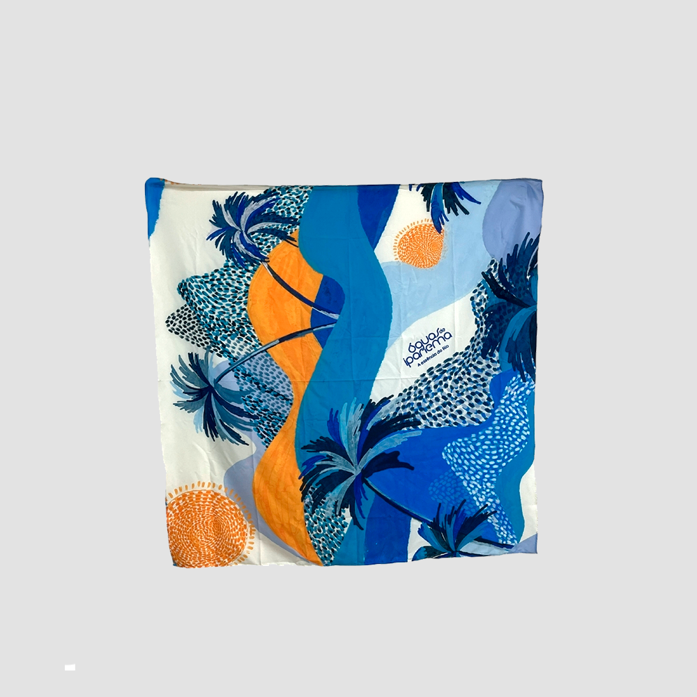 Brisa do Rosto: Esfoliante Facial + Balm 10 em 1 Olhos, Boca e Rosto e Ganhe 1 Lenço Estampado Águas (Caminho do Mar)