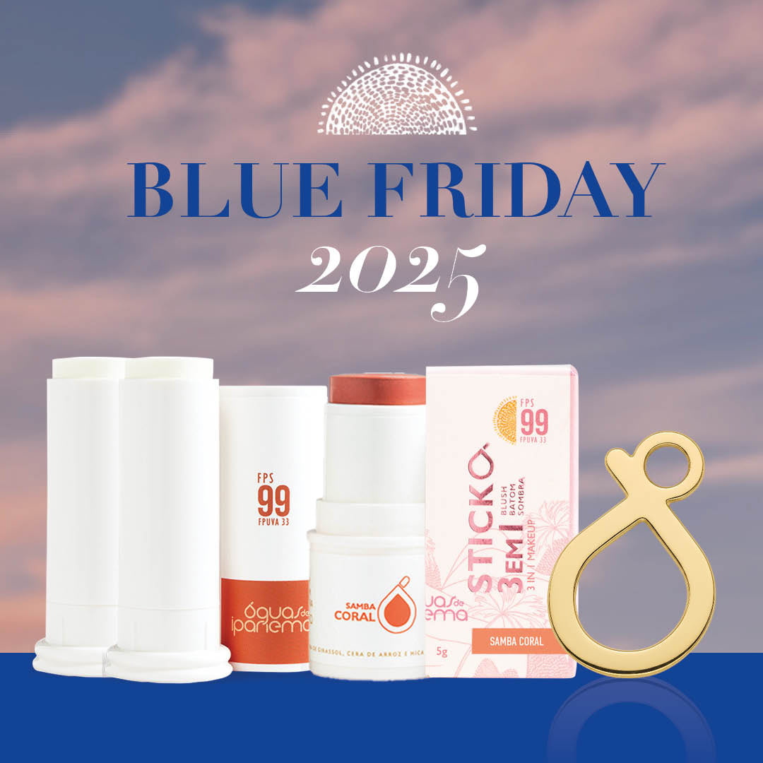 Kit Cores do Rio: 2 unidades Base Stick + 1 unidade Stick Make 3 em 1 + Pingente Folheado a Ouro + Frete Grátis