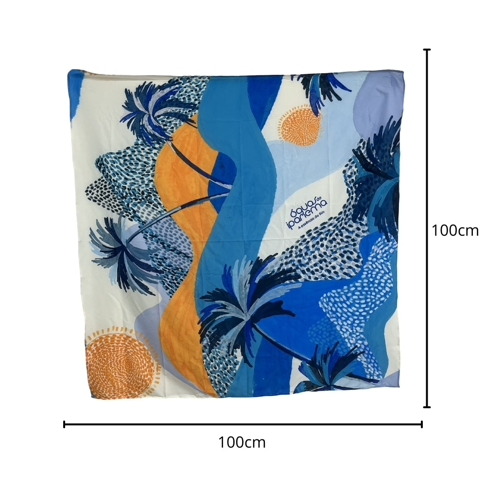 Lenço Águas de Ipanema - Edição Caminho do Mar