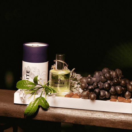 Kit Ritual de Hidratação e Bem-Estar (Óleo Dia + Óleo Noite e Ganhe 1 Canga Estampada Caminho do Mar ou Doce Balanço)