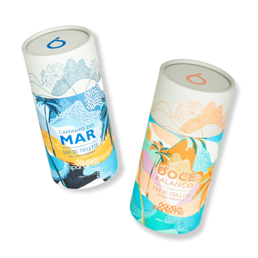 Kit Perfume de Memória - Eau de toilette Caminho do Mar 100ml + Eau de Toilette Doce Balanço 100ml