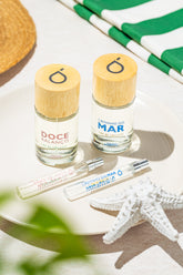 Duo Fragrâncias: Eau de Toilette Doce Balanço 100ml e Caminho do Mar 100ml + Ganhe 2 Canetas Eau de Toilette (1 Doce Balanço + 1 Caminho do Mar)