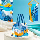 Mar & Estilo: Bolsa + Canga + Lenço Águas de Ipanema - Edição Caminho do Mar