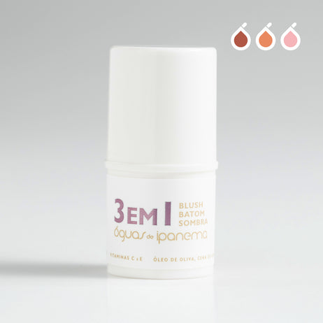 Stick Make 3 em 1 (Batom, Blush e Sombra) 5g