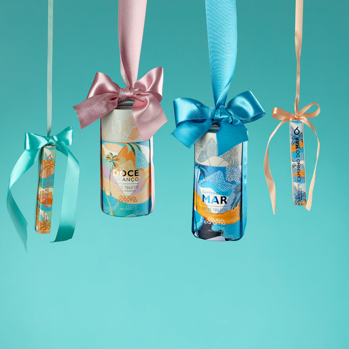 Duo Fragrâncias: Eau de Toilette Doce Balanço 100ml e Caminho do Mar 100ml + Ganhe 2 Canetas Eau de Toilette (1 Doce Balanço + 1 Caminho do Mar)