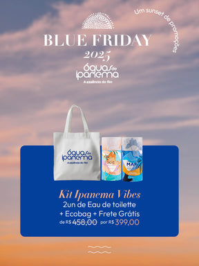 Kit Ipanema Vibes: 2un de Eau de toilette + Ecobag + Frete Grátis