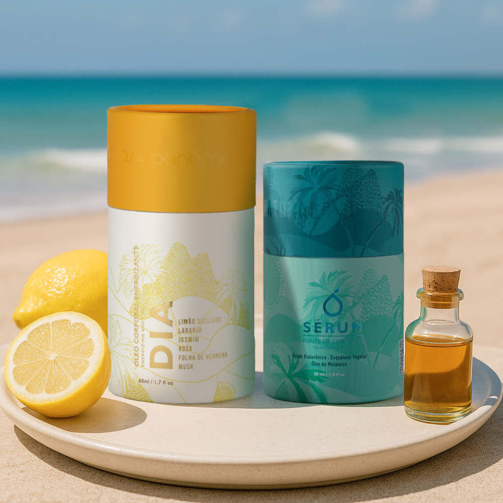 Kit Despertar Carioca - Óleo Dia Corporal Energizante 60ml + Sérum Fonte da Juventude 30ml