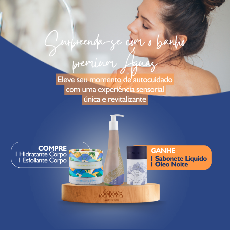 Hidratante Corpo 100g + Esfoliante Corporal 100g + Óleo Noite Corporal (Calmante) 50ml