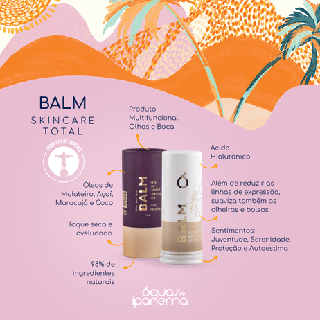Balm 10 em 1 Olhos, Boca e Rosto 12g