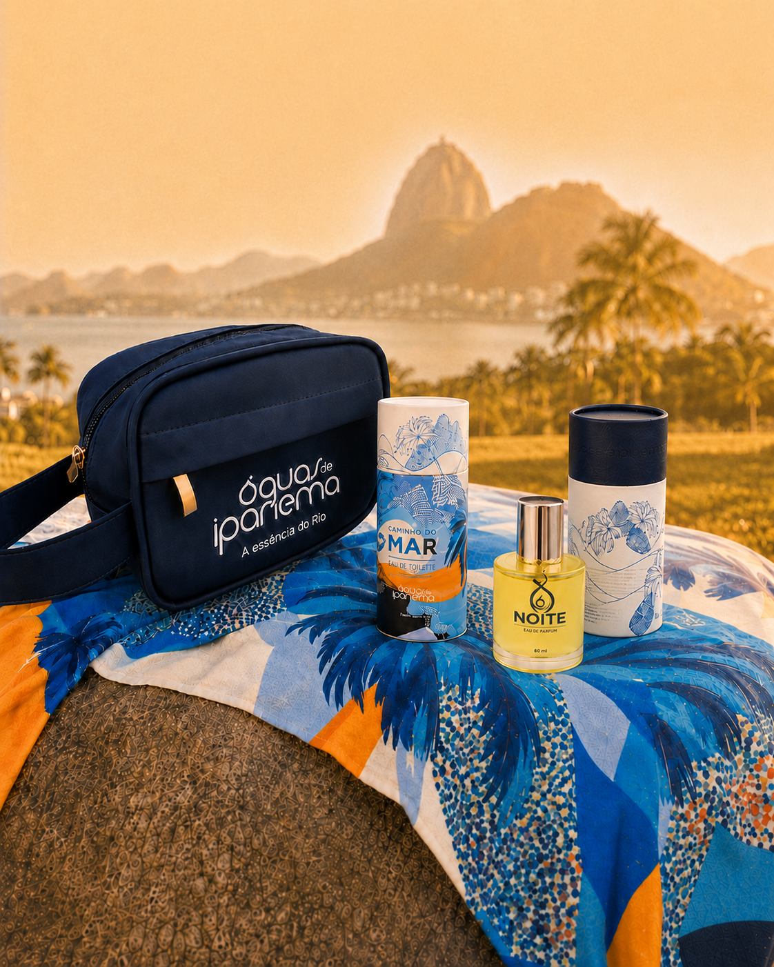 KIT Pais: Necessaire + Óleo Noite + Caminho do Mar